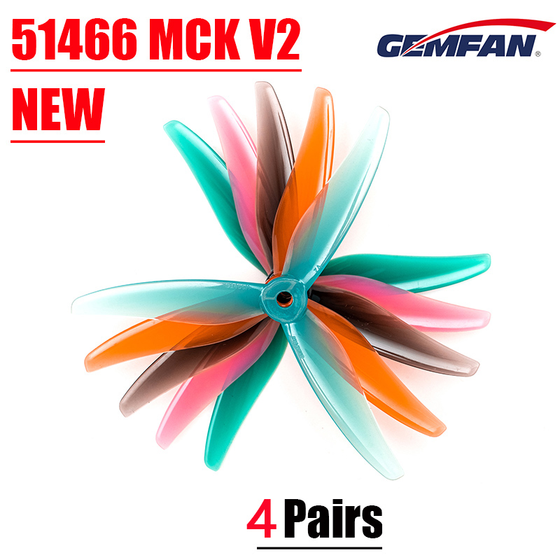 Drone Battery Strap - 4 pares GEMFAN 51466 MCK hélice