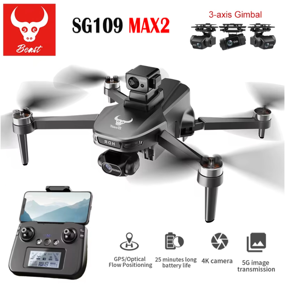 Jjrc Drone X12 - SG109 MAX2 Dron profesional con cámara