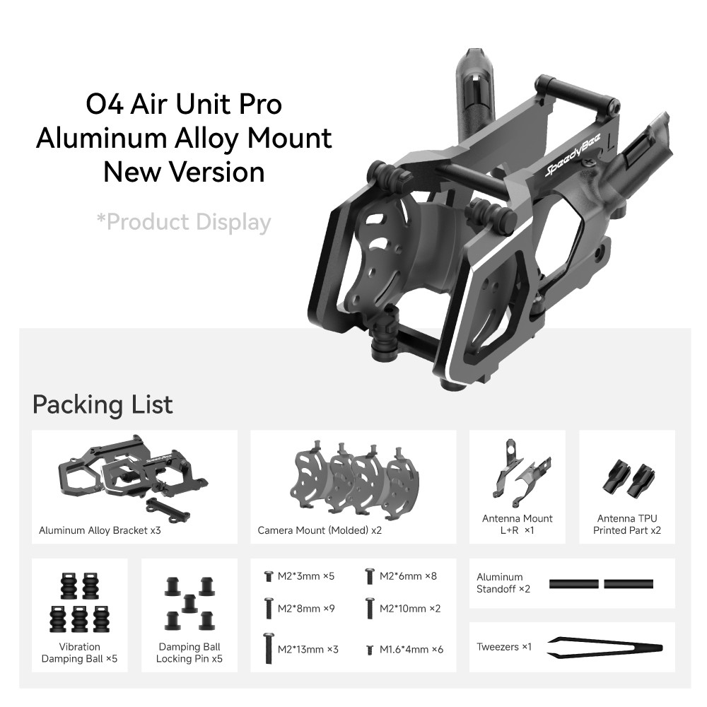 Drone Battery Strap - Cabezal de Aleación de Aluminio SpeedyBee