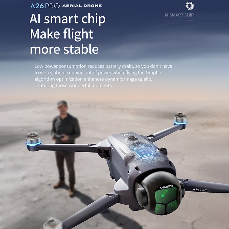 Dron A26 Pro con GPS, Control  - Drone Gps Mount reseña y precio