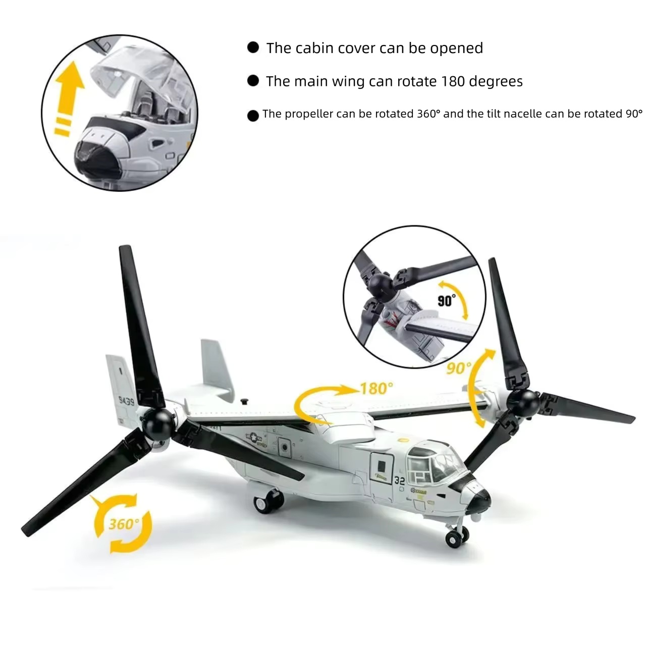 Modelo de helicóptero V-22 Osp - Jjrc Drone X12 reseña y precio